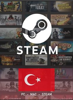 خرید گیفت کارت استیم والت ترکیه Steam Wallet turkey